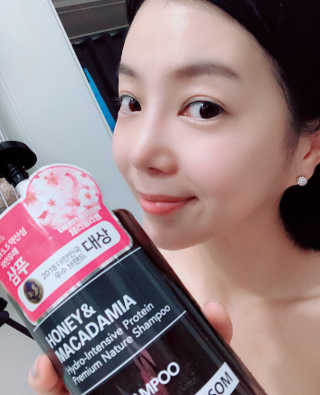 쿤달 네이처 샴푸 — 5점을 준 리뷰어가 2018년 8월 올린 사용 사진