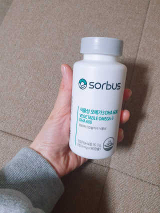 소버스 식물성 오메가3 DHA 600 — 5점을 준 리뷰어가 2020년 3월 올린 사용 사진