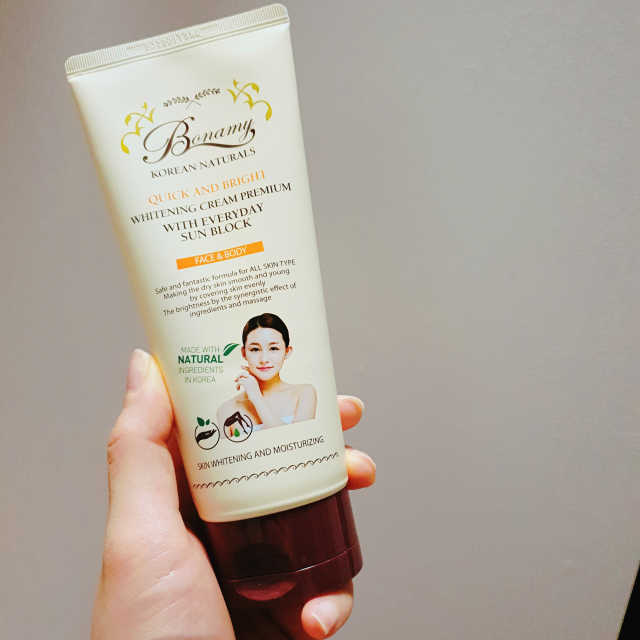 보나미 화이트닝크림 프리미엄200ml 리뷰 사진