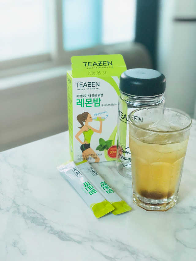 티젠 레몬밤 + 마이보틀 리뷰 사진
