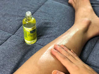[크나이프] 그레이프씨드 슬리밍 마사지오일 100ml — 5점을 준 리뷰어가 2019년 8월 올린 사용 사진