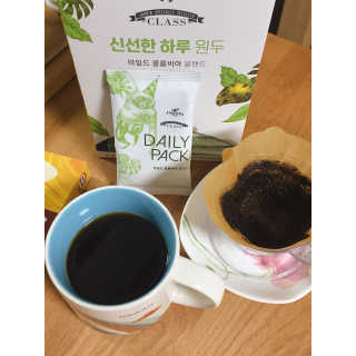 (주)쟈뎅 [쟈뎅] 클래스 신선한 하루 원두+여과지 SET — 5점을 준 리뷰어가 2019년 3월 올린 사용 사진