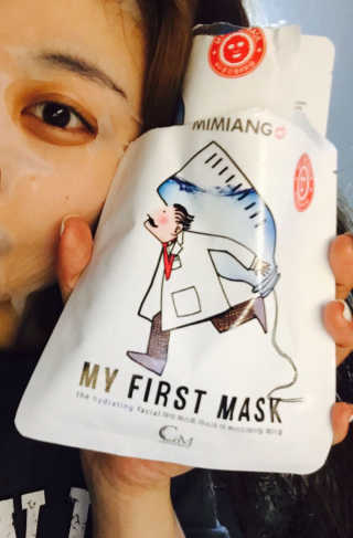 미미앙 마이퍼스트마스크 더 하이드레이팅 페이셜 — 3점을 준 리뷰어가 2017년 4월 올린 사용 사진