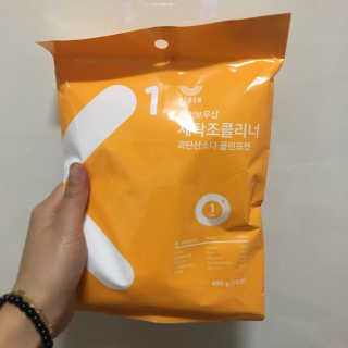 레인보우샵 올인원 세탁세제 스틱포 6개입 + 세탁조클리너 — 5점을 준 리뷰어가 2018년 3월 올린 사용 사진