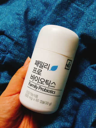 네츄럴굿띵스 패밀리 프로바이오틱스 60캡슐 — 5점을 준 리뷰어가 2018년 1월 올린 사용 사진