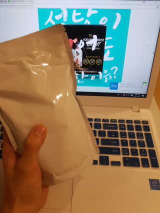 오붐주식회사 오붐 설탕을 뺀 요거트 파우더 라이트 550g+보틀 — 5점을 준 리뷰어가 2017년 12월 올린 사용 사진