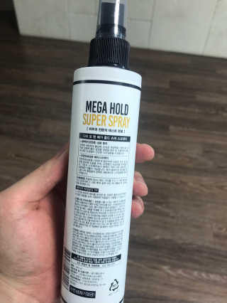 다슈코리아 다슈 포 맨 프리미엄 메가 홀드 슈퍼 스프레이 250ml — 4점을 준 리뷰어가 2019년 2월 올린 사용 사진