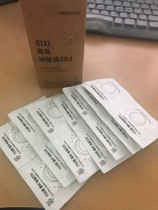 [에코앤드]이지톡톡 버블클리너 1종세척제 — 4.5점을 준 리뷰어가 2019년 6월 올린 사용 사진