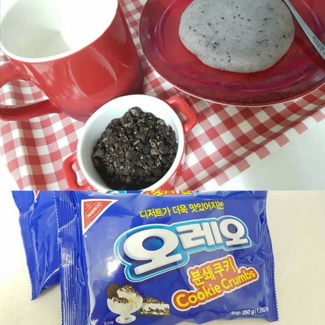 오레오 분쇄쿠키 리뷰 사진