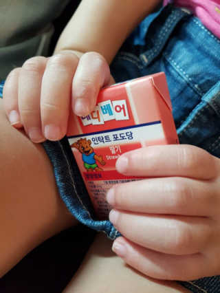 메디미 인탁트 테디베어 포도당 딸기맛 — 5점을 준 리뷰어가 2017년 7월 올린 사용 사진