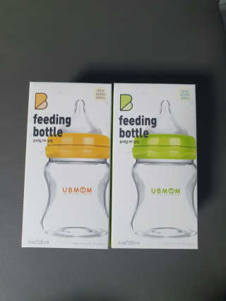유비맘 신생아젖병 120ml 트리플팩_ 젖꼭지 포함 — 5점을 준 리뷰어가 2020년 3월 올린 사용 사진