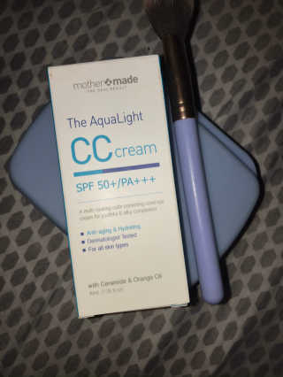 마더메이드 더 아쿠아라이트 CC크림 SPF50+ PA+++ — 4.5점을 준 리뷰어가 2019년 10월 올린 사용 사진