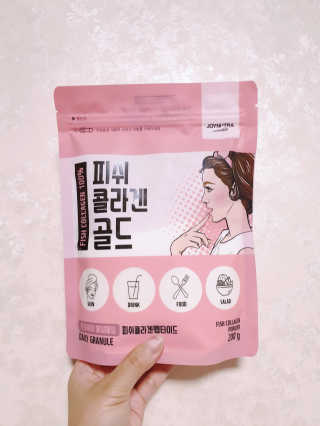 조이뉴트라 피쉬콜라겐골드 — 4점을 준 리뷰어가 2018년 8월 올린 사용 사진
