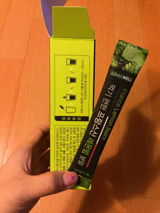 로하스웰 프랑스산 레몬밤 분말 — 4점을 준 리뷰어가 2018년 7월 올린 사용 사진