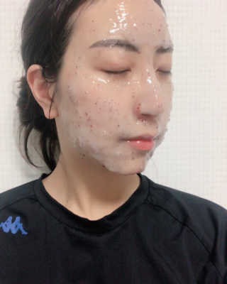 23years old 아쿠아밥 모델링 마스크 — 5점을 준 리뷰어가 2018년 4월 올린 사용 사진