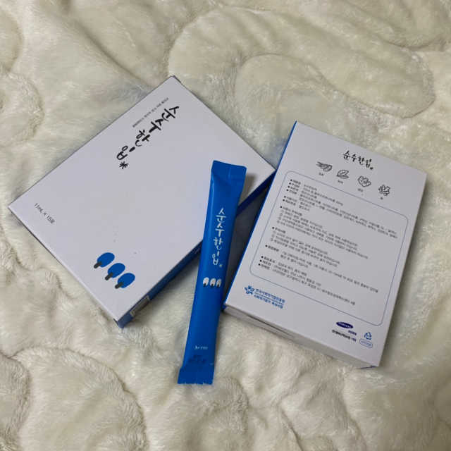 순수한입 네추럴 스틱가글 리뷰 사진