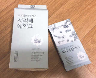 [착한습관]건강한 한끼, 귀리 쉐이크와 서리태 쉐이크 — 5점을 준 리뷰어가 2019년 7월 올린 사용 사진