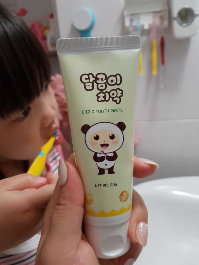 달곰이 어린이 치약+어린이 칫솔 SET 리뷰 사진