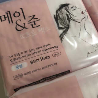 메이앤준 소프트맥스 생리대 — 4점을 준 리뷰어가 2019년 4월 올린 사용 사진