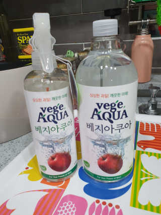 베지아쿠아 475ml + 리필 1000ml 1Set — 5점을 준 리뷰어가 2019년 10월 올린 사용 사진