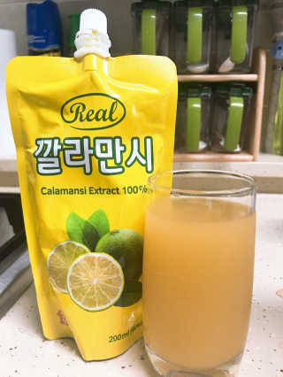 장수농가 리얼깔라만시 — 4.67점을 준 리뷰어가 2018년 4월 올린 사용 사진