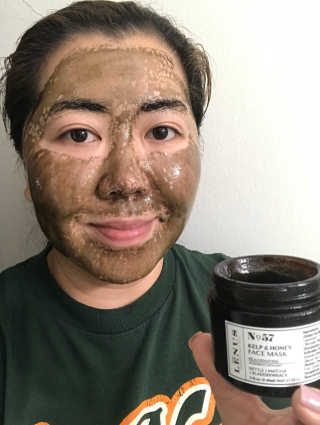 Nọ57 HONEY KELP FACE MASK | 잔잔한 — 3.67점을 준 리뷰어가 2018년 1월 올린 사용 사진