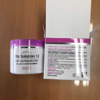 지고트 비타솔루션12 브라이트닝 앰플 크림 100ml — 5점을 준 리뷰어가 2019년 6월 올린 사용 사진