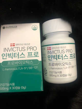 라플레 염창환 박사의 3세대 유산균, 인빅터스 프로 — 5점을 준 리뷰어가 2018년 12월 올린 사용 사진
