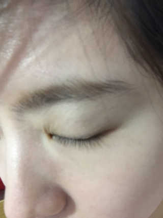 파워아이래쉬 인텐시브 세럼 스트롱 속눈썹영양제 — 3점을 준 리뷰어가 2020년 2월 올린 사용 사진