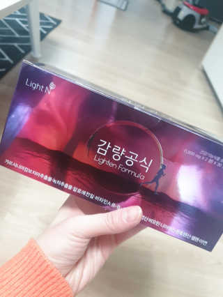 [감량공식] 다이어트 건강기능식품 — 4.5점을 준 리뷰어가 2019년 12월 올린 사용 사진
