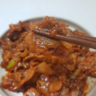 미티스트 더 맛있는 소담 소불고기 + 도담 돼지 불고기 — 3점을 준 리뷰어가 2019년 3월 올린 사용 사진