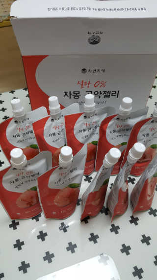 자연지애 곤약젤리 — 5점을 준 리뷰어가 2018년 10월 올린 사용 사진
