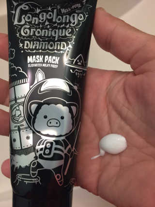 엘리자베카 Elizavecca  LongoLongo Gronique Diamond Mask Pack — 3.83점을 준 리뷰어가 2018년 7월 올린 사용 사진