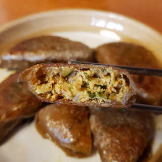 유천냉면 유천 비빔냉면 2인분+메밀지짐만두 280g — 5점을 준 리뷰어가 2018년 6월 올린 사용 사진