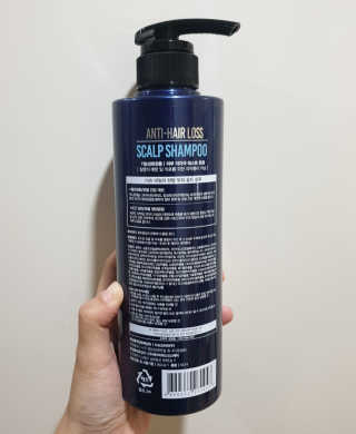 다슈코리아 다슈 데일리 단백질 한방 두피 골드 샴푸 500ml — 5점을 준 리뷰어가 2019년 11월 올린 사용 사진