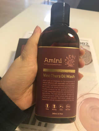 아미니 비노테라 오일워시 400ml 대용량 — 4점을 준 리뷰어가 2018년 1월 올린 사용 사진