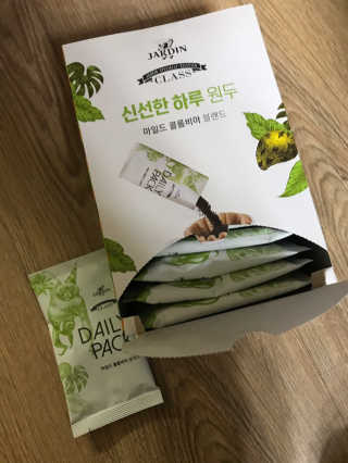 (주)쟈뎅 [쟈뎅] 클래스 신선한 하루 원두+여과지 SET — 5점을 준 리뷰어가 2019년 3월 올린 사용 사진