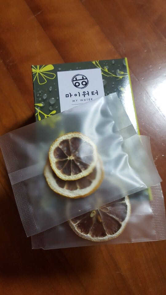 ㅎㅎ 마이워터 과일워터팩_레몬오렌지 리뷰 사진