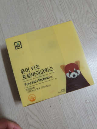 네츄럴굿띵스 퓨어 키즈 프로바이오틱스 60포 — 5점을 준 리뷰어가 2019년 8월 올린 사용 사진