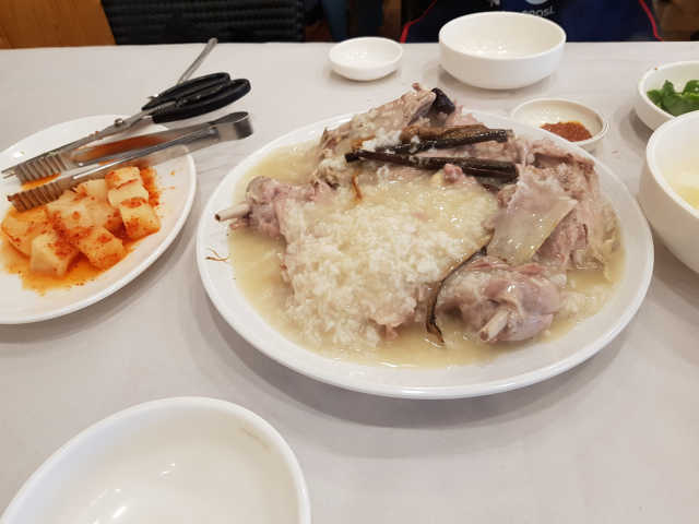 [장수촌 의왕청계점] 누룽지오리백숙 2인 리뷰 사진