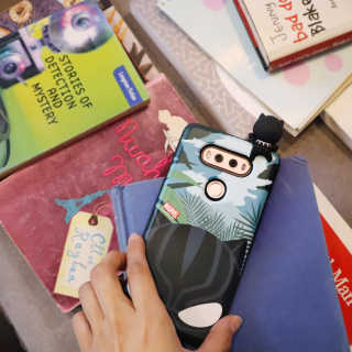 하이키키 마블 피규어 카드 케이스 — 5점을 준 리뷰어가 2018년 5월 올린 사용 사진