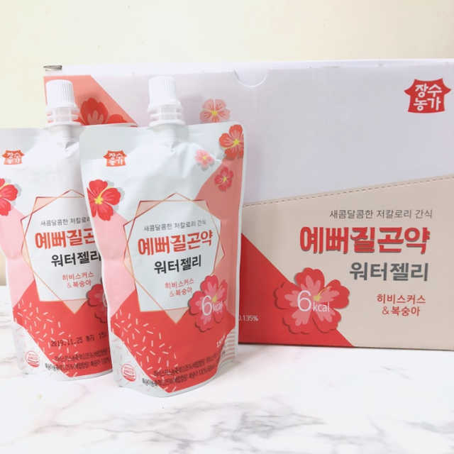 [장수농가] 예뻐질곤약 워터젤리 6kcal 리뷰 사진