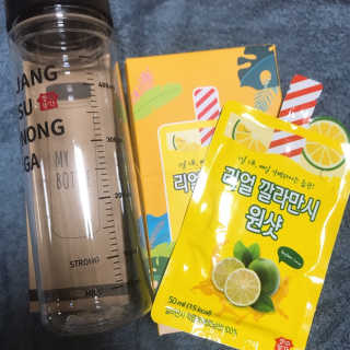 장수농가 리얼깔라만시 원샷 50ml 10팩+보틀 — 4.5점을 준 리뷰어가 2019년 5월 올린 사용 사진
