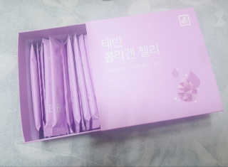 네츄럴굿띵스 태반 콜라겐 젤리 15포 — 4점을 준 리뷰어가 2019년 3월 올린 사용 사진