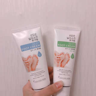 (주)에네스티 에네스티 수안수 실크스킨 풋크림 1+1 — 4.5점을 준 리뷰어가 2019년 12월 올린 사용 사진