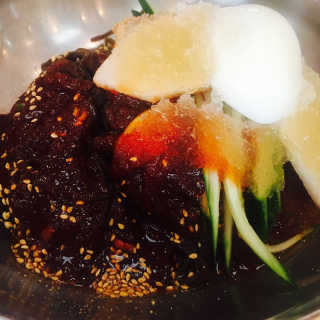 유천냉면 유천 비빔냉면 2인분+메밀지짐만두 280g — 3.67점을 준 리뷰어가 2018년 6월 올린 사용 사진