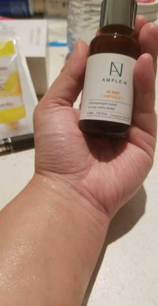 앰플엔 AMPLEN VC SHOT AMPOULE — 5점을 준 리뷰어가 2019년 8월 올린 사용 사진
