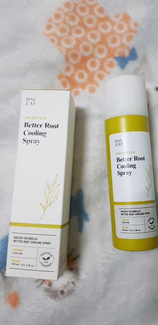 달리프 클로렐라 베러 루트 쿨링 스프레이 100ml — 4점을 준 리뷰어가 2019년 5월 올린 사용 사진