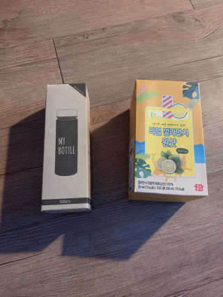 장수농가 리얼깔라만시 원샷 50ml 10팩+보틀 — 4.5점을 준 리뷰어가 2019년 5월 올린 사용 사진