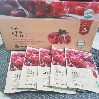 [하이헬스] 정말 진하고 맛있는 유기농 석류즙 30포 — 5점을 준 리뷰어가 2019년 11월 올린 사용 사진